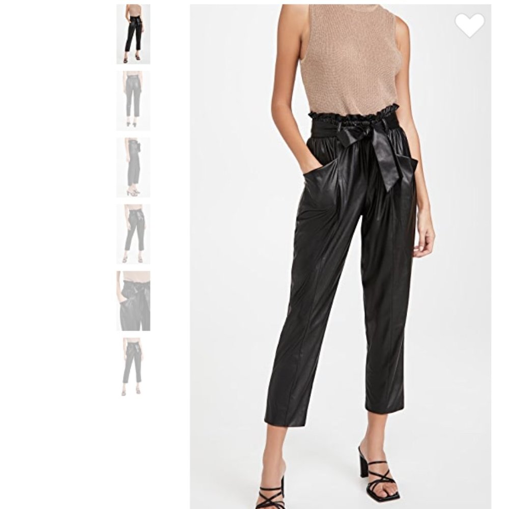 NWT Ramy Brook Vegan Leather Pant in size L